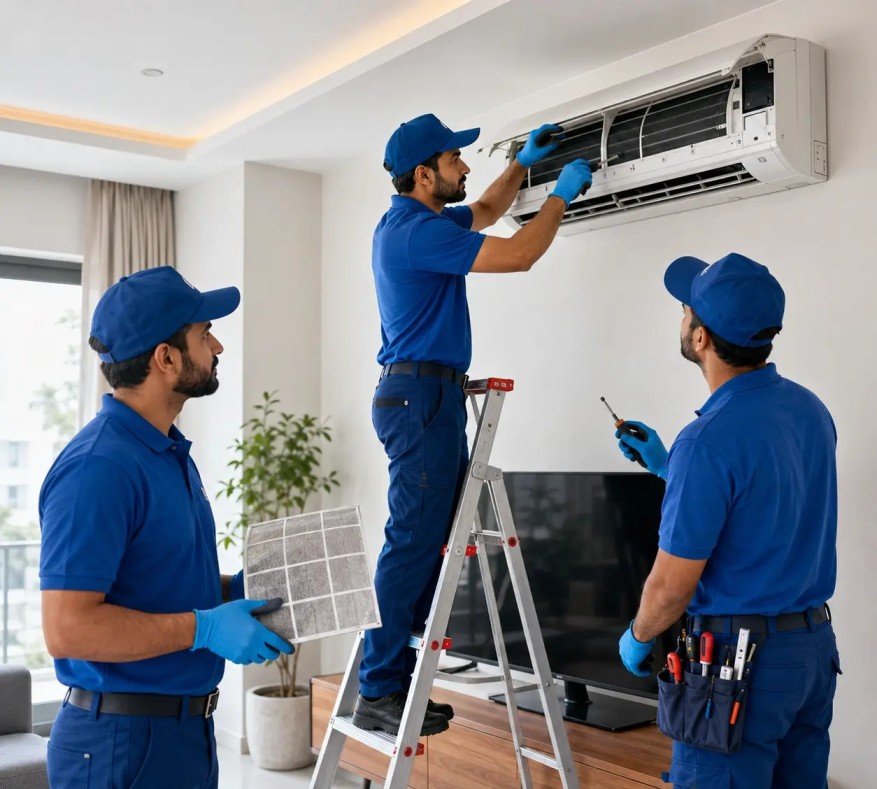 Indoor AC Cleaning and Repair in Dammam & Khoba